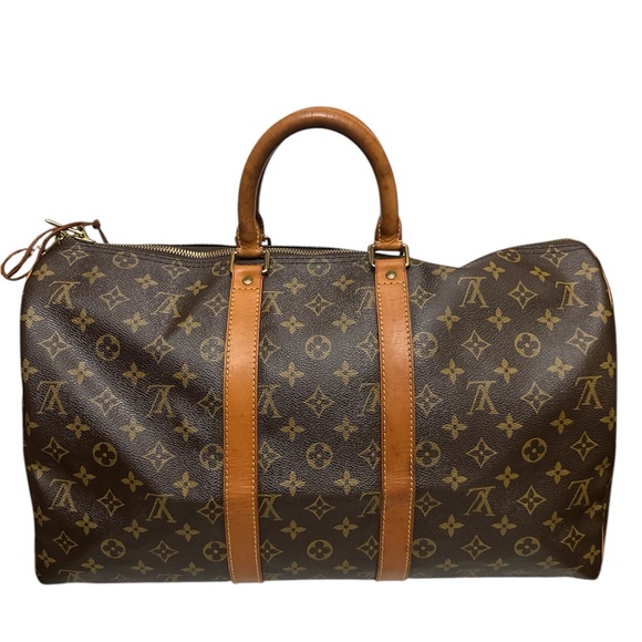 LOUIS VUITTON DUFFLE BAG W/LOCK&KEY - Picture 8 of 9